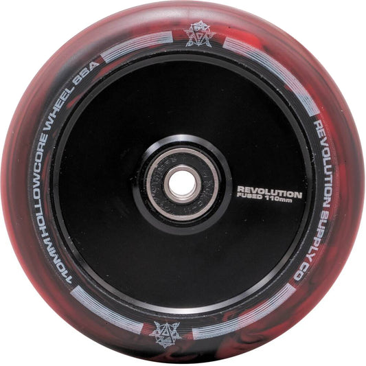Revolution Supply Fused Core 110mm Stunt Scooter Wheel - Black / Red