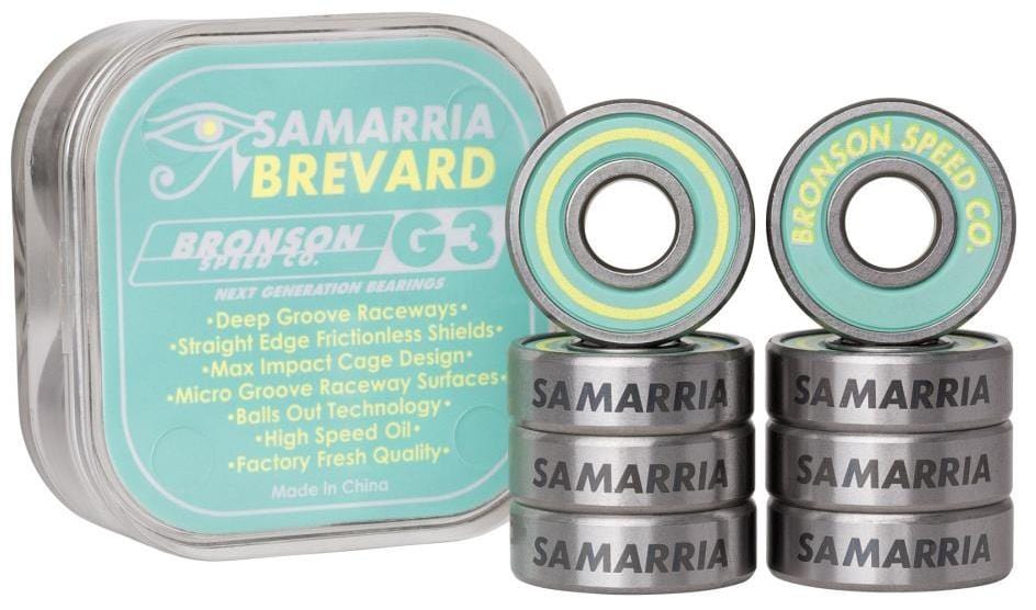 Bronson Speed Co. Samarria Brevard Pro G3 Bearings – LA Skate Co Bronson Speed Co. Samarria Brevard Pro G3 Bearings – LA Skate Co