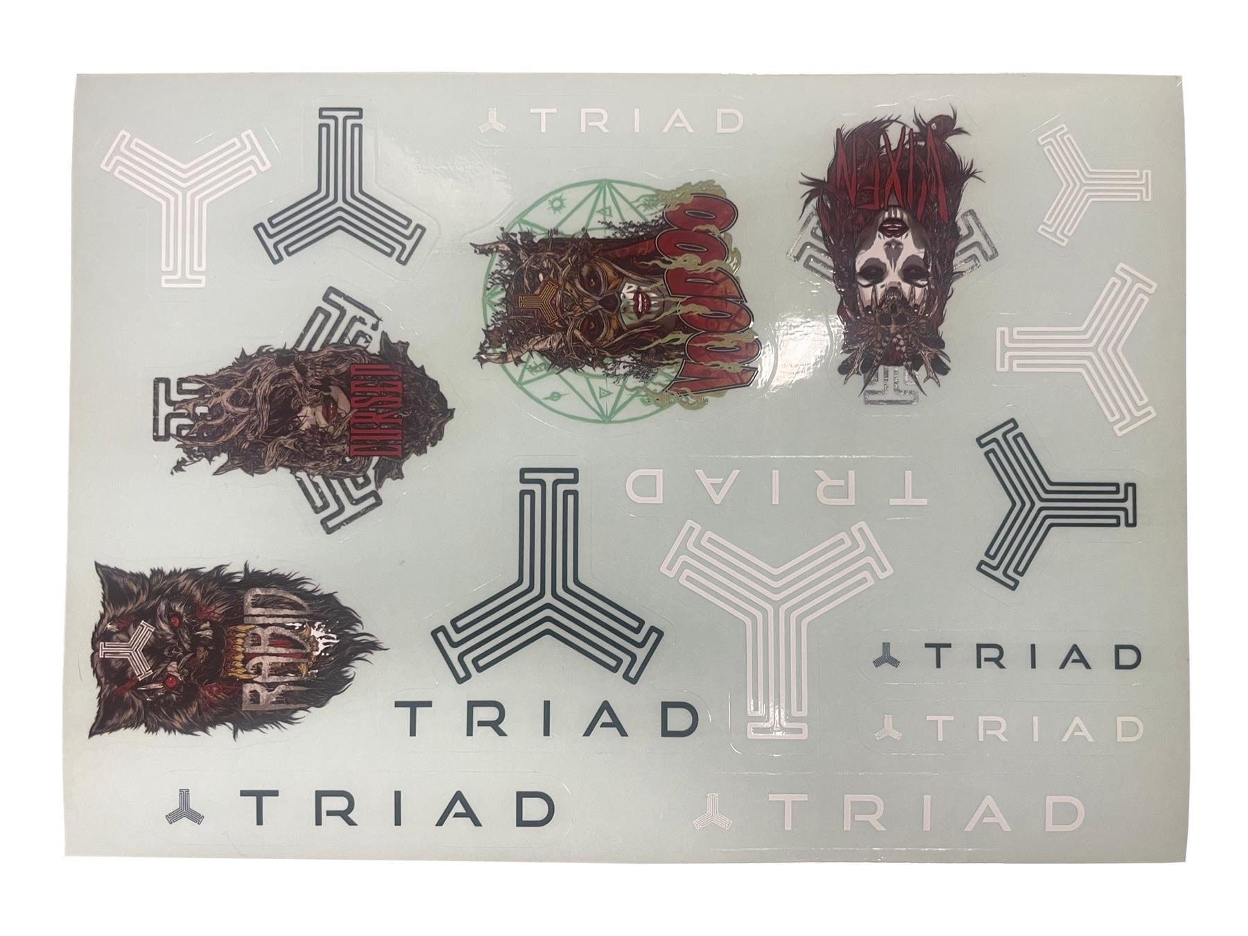 Triad Sticker Sheet — Skates.co.uk