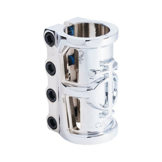 Oath Cage V2 4 Bolt SCS Oversized Stunt Scooter Clamp - Neo Silver