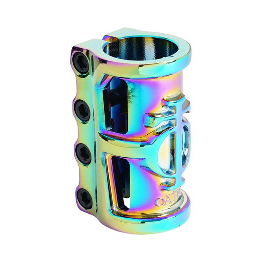 Oath Cage V2 4 Bolt SCS Oversized Stunt Scooter Clamp - Neochrome