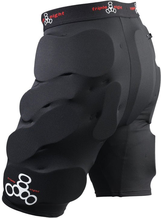 Triple 8 Bumsaver Padded Skate Protection Shorts - Black