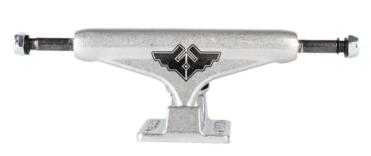 Fracture Wings V2 Raw Silver Skateboard Trucks (Pair) - 133mm