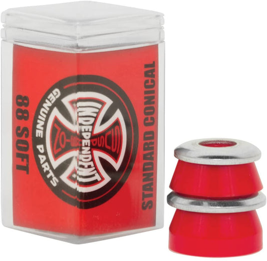 Independent Standard Conical Red Skateboard Bushings - 88A