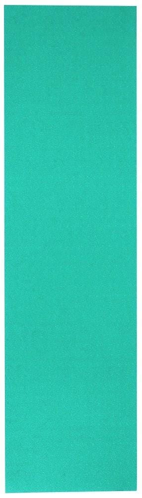 The Enuff 9" Skateboard Griptape in teal offers superior grip and durability, displayed flat on a white background.