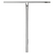 The CORE Nova V2 Titanium Oversized HIC Stunt Scooter Bar (Raw, 630mm x 610mm) is a T-shaped silver metal handlebar with a small center logo and "CORE" on the end, designed for riders seeking premium quality. Shown on a white background.