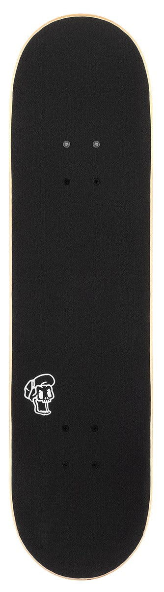 The Enuff Lucky Cat Mini Natural Complete Skateboard (7.25" x 29.5") by Enuff features a visible wood edge and is ideal for kids and beginners starting out.
