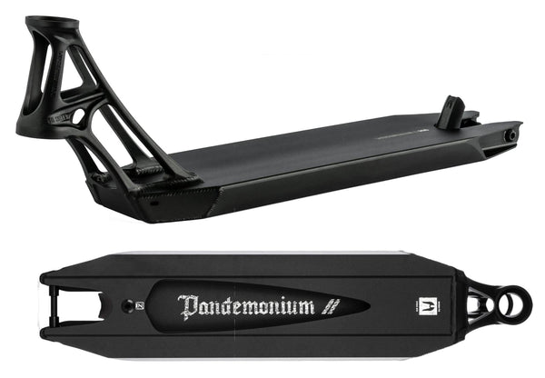 F26 Ethic Pandemonium V2 Stunt Scooter Park - Léger - Deck pour enfants - Trick - Pédale - Accessoires - Pièces de rechange (argent brossé, 500 mm F26 Ethic Pandemonium V2 Stunt Scooter Park - Léger - Deck pour enfants - Trick - Pédale - Accessoires - Pièces de rechange (argent brossé, 500 mm