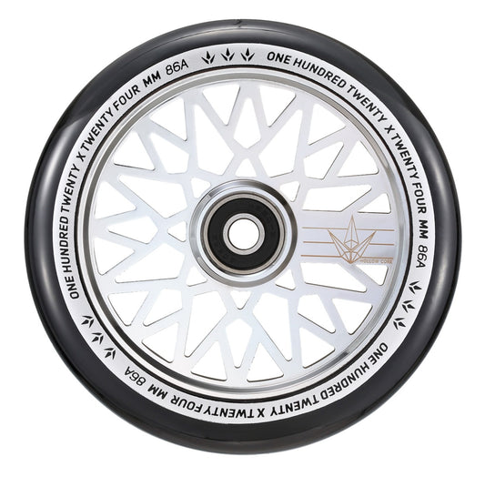 Blunt Envy Diamond Hollow Core 120mm Stunt Scooter Wheel - Chrome Silver