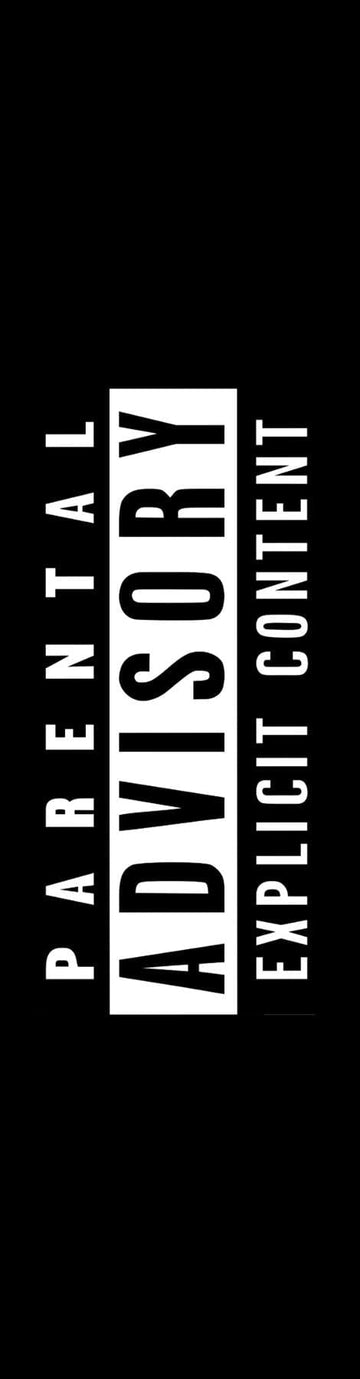 A black background with a white rectangular label that reads "PARENTAL ADVISORY EXPLICIT CONTENT" in bold caps, perfectly aligns with the style of Legacy's Legacy Stunt Scooter Griptape - Parental Advisory.