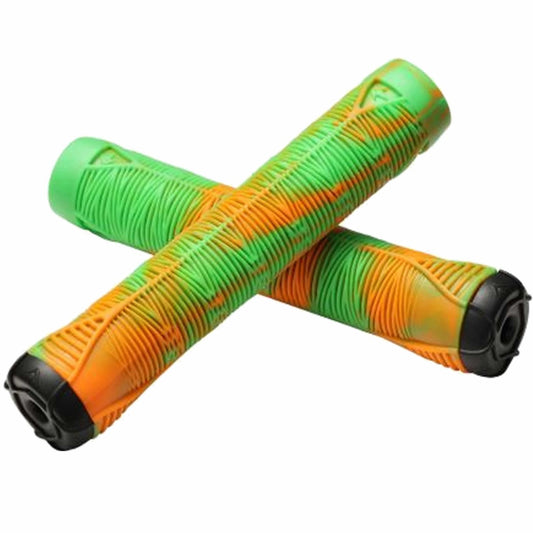 Blunt Envy Flangeless V2 Green / Orange Stunt Scooter Grips - 160mm