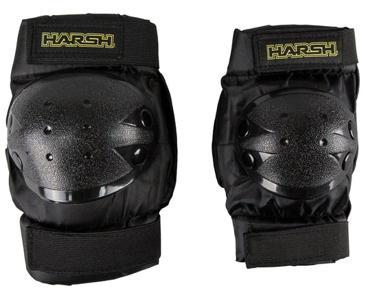 Harsh Kids Knee / Elbow Combo Skate Protection Pad Set - Black