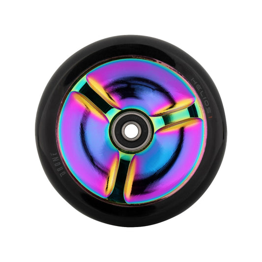 Drone Helios Hollow-Spoked Feather-Light 110mm Stunt Scooter Wheel - Neochrome