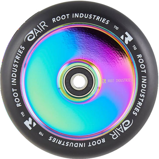 Root Industries AIR Hollowcore 110mm Stunt Scooter Wheel - Black / Rocket Fuel Neochrome