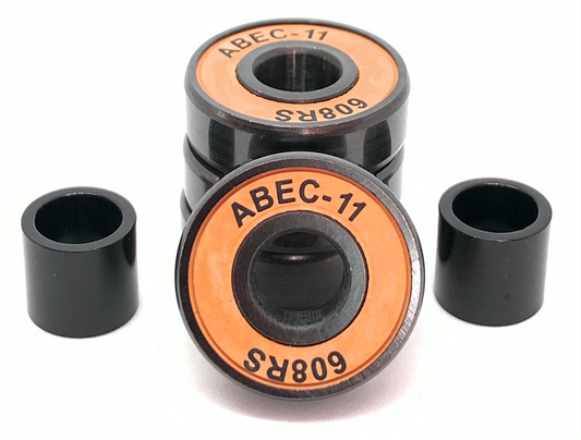 Logic ABEC 11 Orange Scooter Bearings - 4 Pack