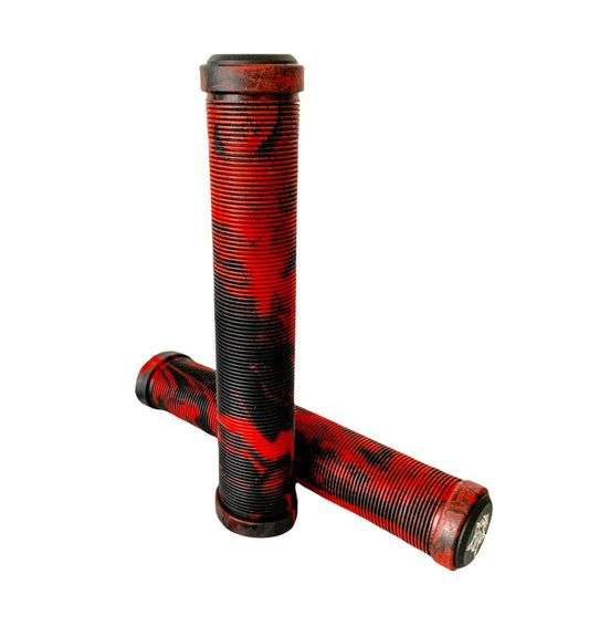 Revolution Fused Black / Red Stunt Scooter Grips - 172mm