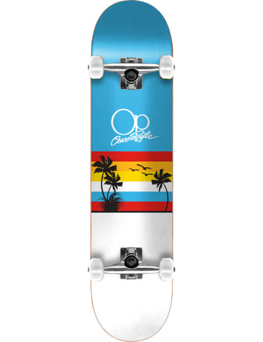 Ocean Pacific Sunset Blue Complete Skateboard - 8.25" 31.5"