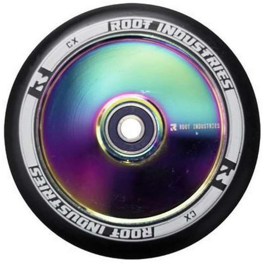 Root Industries AIR Hollowcore 120mm Stunt Scooter Wheel - Black / Rocket Fuel Neochrome