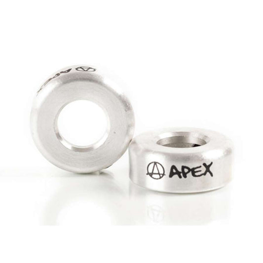 Apex Aluminium Scooter Bar Ends - Raw Silver