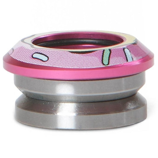 Chubby Doughnut Integrated Stunt Scooter Headset - Pink