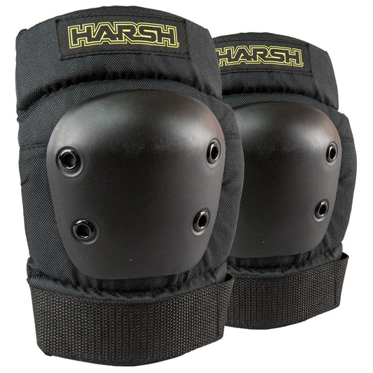 Harsh Pro Park Elbow Skate Protection Pads - Black