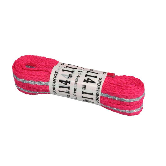 Mr Lacey 114cm Laces - Pink / Silver