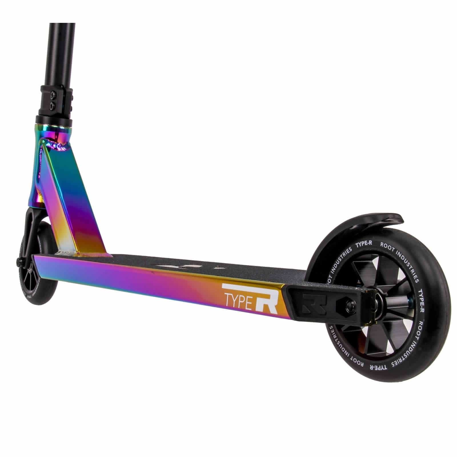 Type R Ranbow Scooter Root Industries Type R Complete Stunt Scooter - Rocket Fuel Neochrome ...
