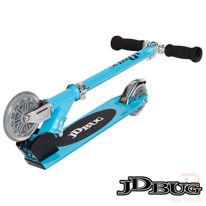 JD Bug Junior Street MS100 Kids Foldable Scooter - Sky Blue - Fold