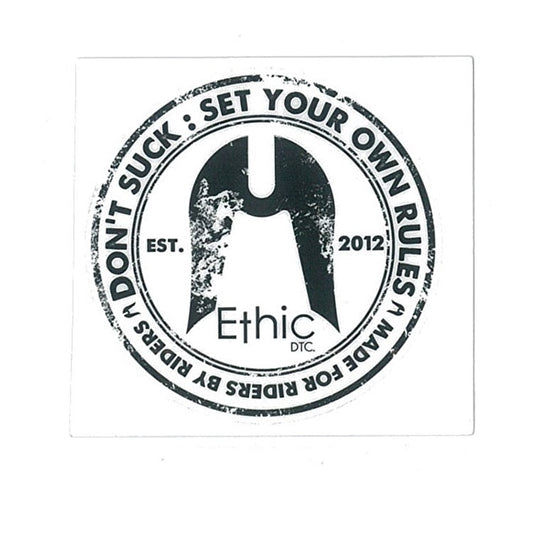 Ethic DTC Set Your Own Rules Sticker
