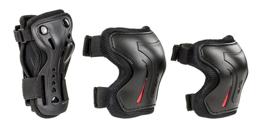 Set Protezioni SFR Skates AC760 - Paragomiti, Ginocchiere E Polsiere Per Pattinaggio - Unisex Adulti - Foto 5