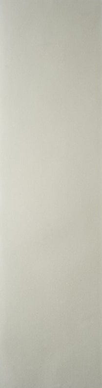 A tall, narrow canvas painted in a uniform light gray replicates the smooth, matte finish of Jessup's Original 9" Skateboard Griptape - Clear. The surface is sleek and free from patterns or distinctive features, capturing a minimalist grip-art aesthetic.