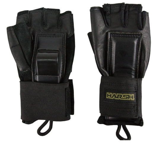 Harsh Pro Skate Protection Wrist Guard Gloves - Black