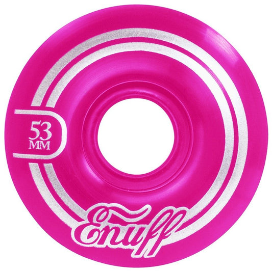 Enuff Refresher II 53mm Skateboard Wheels - Pink