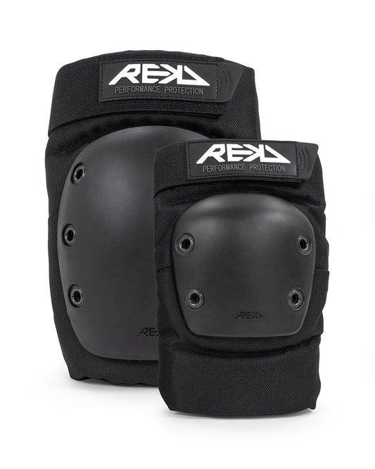 REKD Ramp Double Skate Protection Pad Set - Black