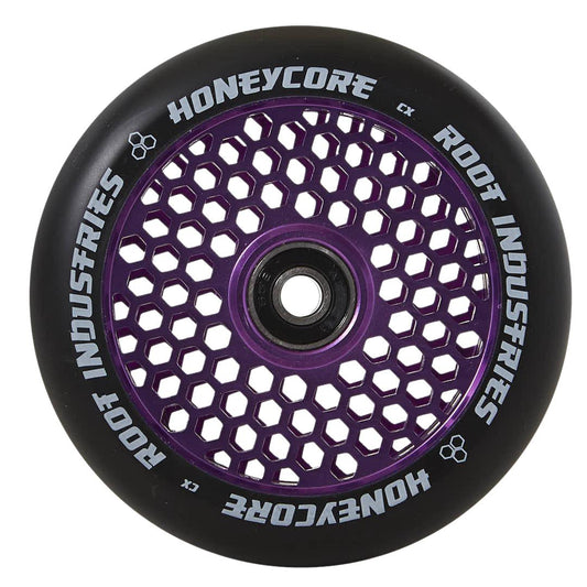 Root Industries Honeycore 120mm Stunt Scooter Wheel - Black / Purple