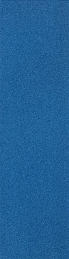 A vertical rectangular image with a solid, textured sky blue background reminiscent of the high-quality Jessup Original 9" Skateboard Griptape.