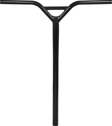 The Tilt Sentry Steel Standard SCS Stunt Scooter Bars in black (720mm x 610mm) by Tilt feature a sturdy Y-shaped design, shown from the front view against a white background.