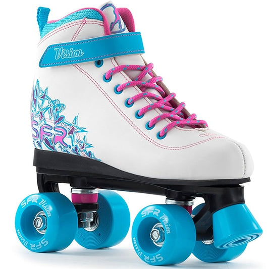 SFR Vision II Quad Roller Skates - White / Blue