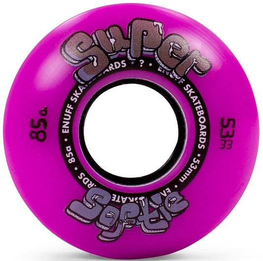 Enuff Super Softie 53mm 85A Skateboard Wheels - Purple