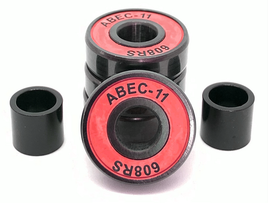 Logic ABEC 11 Red Scooter Bearings - 4 Pack