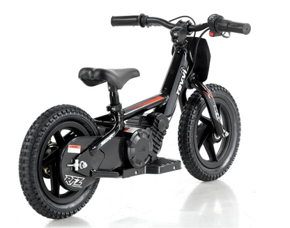 Revvi 12" Kids Electric Balance Bike - Black - Rear