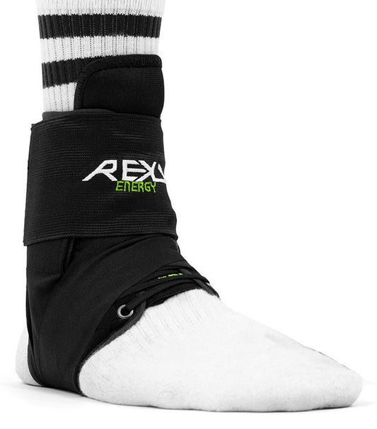 REKD Energy Covert Ankle Skate Protection Braces - Black