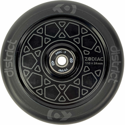 District Zodiac 110mm Stunt Scooter Wheel - Black