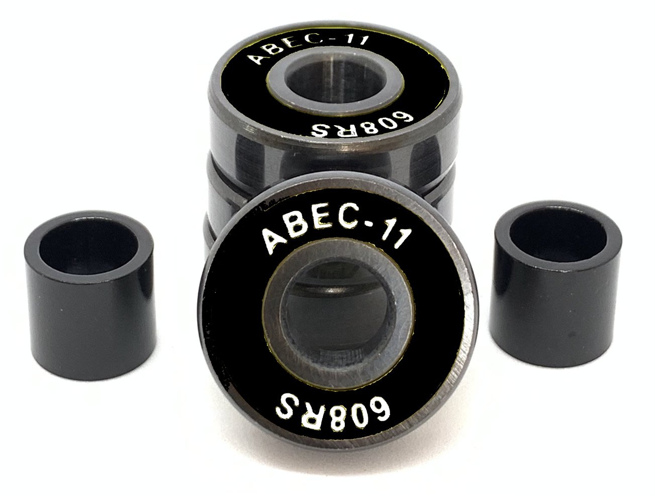 An image of Logic Black ABEC 11 High Performance Scooter Bearings x4 Set