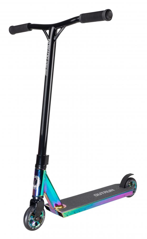 An image of Blazer Pro Outrun 2 FX Complete Pro Stunt Scooter - Neochrome