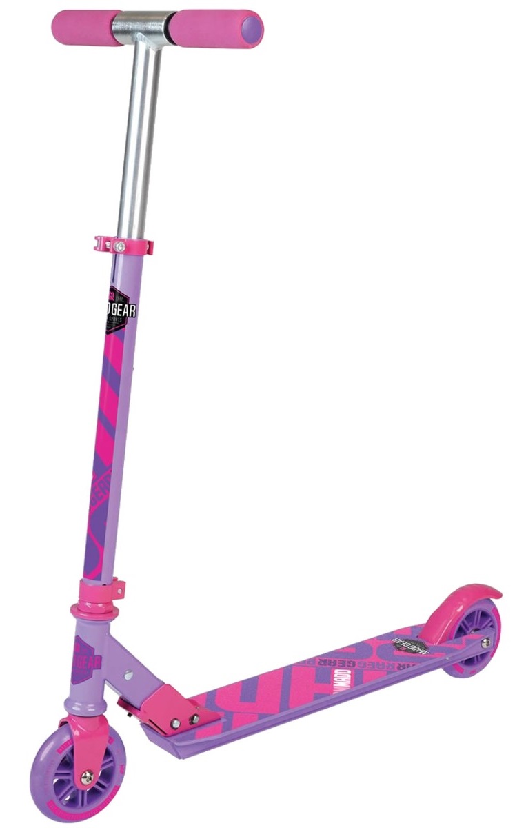 An image of Madd Gear Carve 100 Foldable Scooter - Purple / Pink