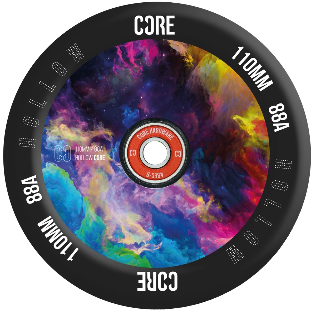 An image of CORE Hollow Core V2 110mm Scooter Wheels - Galaxy