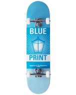 Blueprint Pachinko Blue White Complete Skateboard - 31" x 8"
