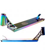 Infinity Boxed Neochrome Oil Slick Street Scooter Deck – 21" x 5"