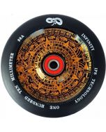 Infinity Mayan 120mm Black / Gold Scooter Wheel